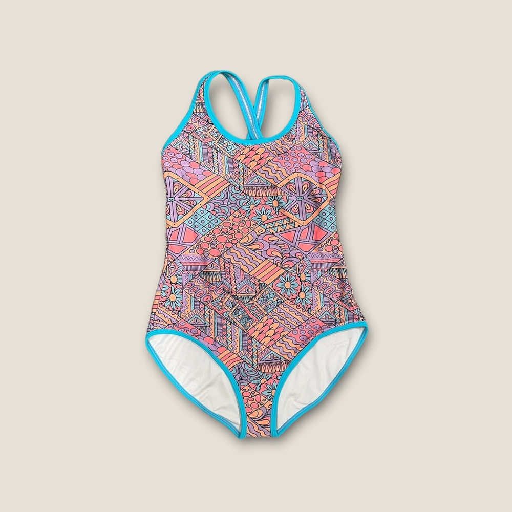 Girls One piece Swimsuit.